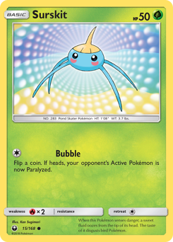 Surskit - Celestial Storm - #15 - Pokemon TCG card