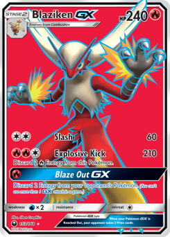Blaziken-GX #153 Blaziken-GX - Celestial Storm - #153 - Pokemon TCG card