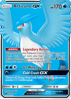 Articuno-GX - Celestial Storm - #154 - Pokemon TCG card