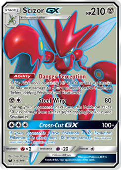 Scizor-GX - Celestial Storm - #158 - Pokemon TCG card