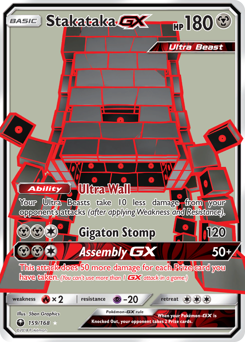 Stakataka-GX #159 Stakataka-GX - Celestial Storm - #159 - Pokemon TCG card