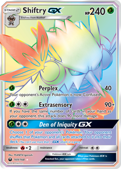 Shiftry-GX #169 Shiftry-GX - Celestial Storm - #169 - Pokemon TCG card