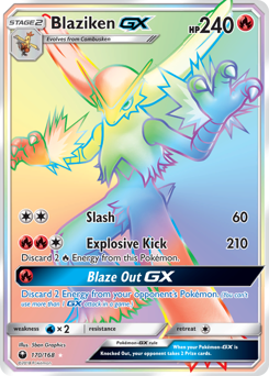 Blaziken-GX #170 Blaziken-GX - Celestial Storm - #170 - Pokemon TCG card
