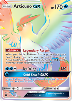 Articuno-GX - Celestial Storm - #171 - Pokemon TCG card