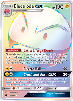 Electrode-GX #172 Electrode-GX - Celestial Storm - #172 - Pokemon TCG card