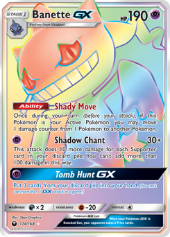 Banette-GX #174 Banette-GX - Celestial Storm - #174 - Pokemon TCG card