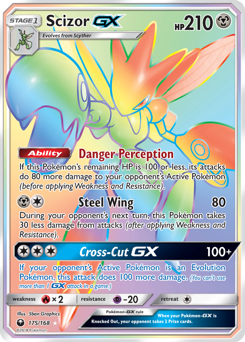 Scizor-GX - Celestial Storm - #175 - Pokemon TCG card