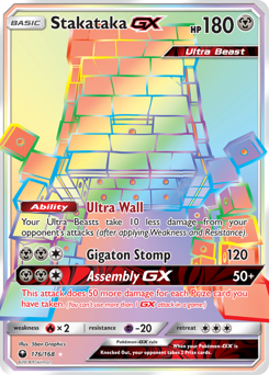 Stakataka-GX #176 Stakataka-GX - Celestial Storm - #176 - Pokemon TCG card