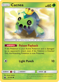 Cacnea #19 Cacnea - Celestial Storm - #19 - Pokemon TCG card