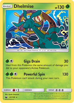 Dhelmise - Celestial Storm - #22 - Pokemon TCG card