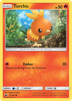 Torchic #25 Torchic - Celestial Storm - #25 - Pokemon TCG card