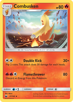 Combusken - Celestial Storm - #27 - Pokemon TCG card