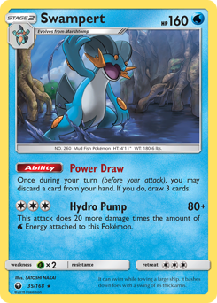 Swampert - Celestial Storm - #35 - Pokemon TCG card