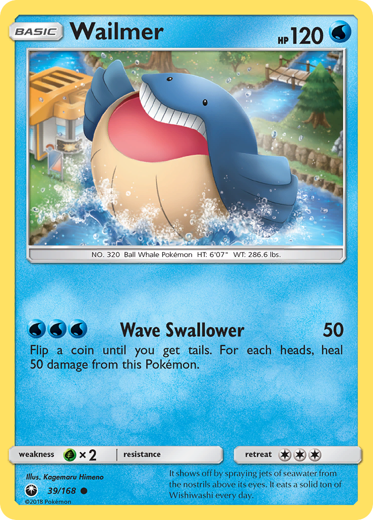 Wailmer - Celestial Storm - #39 - Pokemon TCG card