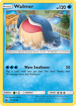 Wailmer #39 Wailmer - Celestial Storm - #39 - Pokemon TCG card