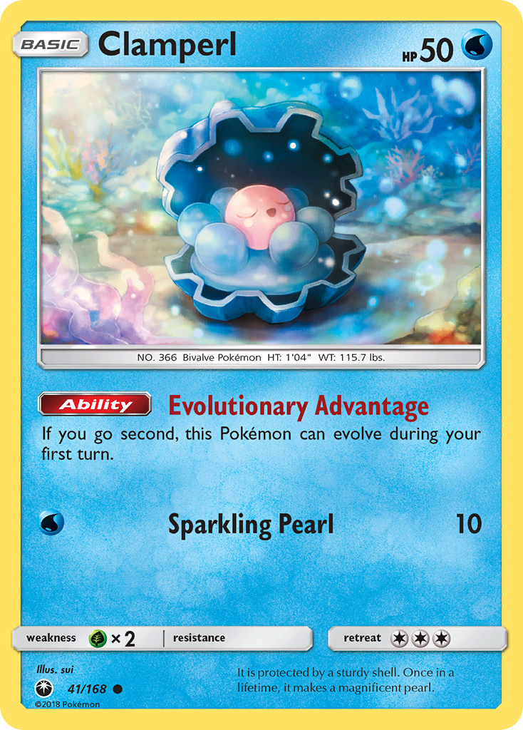 Clamperl - Celestial Storm - #41 - Pokemon TCG card