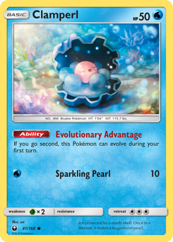 Clamperl - Celestial Storm - #41 - Pokemon TCG card
