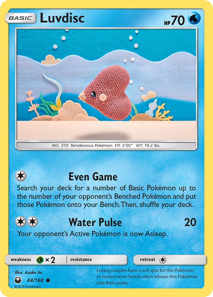 Luvdisc - Celestial Storm - #44 - Pokemon TCG card