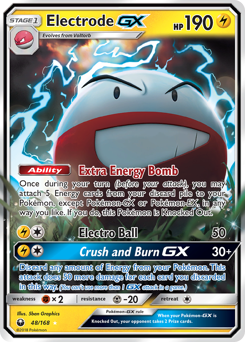 Electrode-GX #48 Electrode-GX - Celestial Storm - #48 - Pokemon TCG card