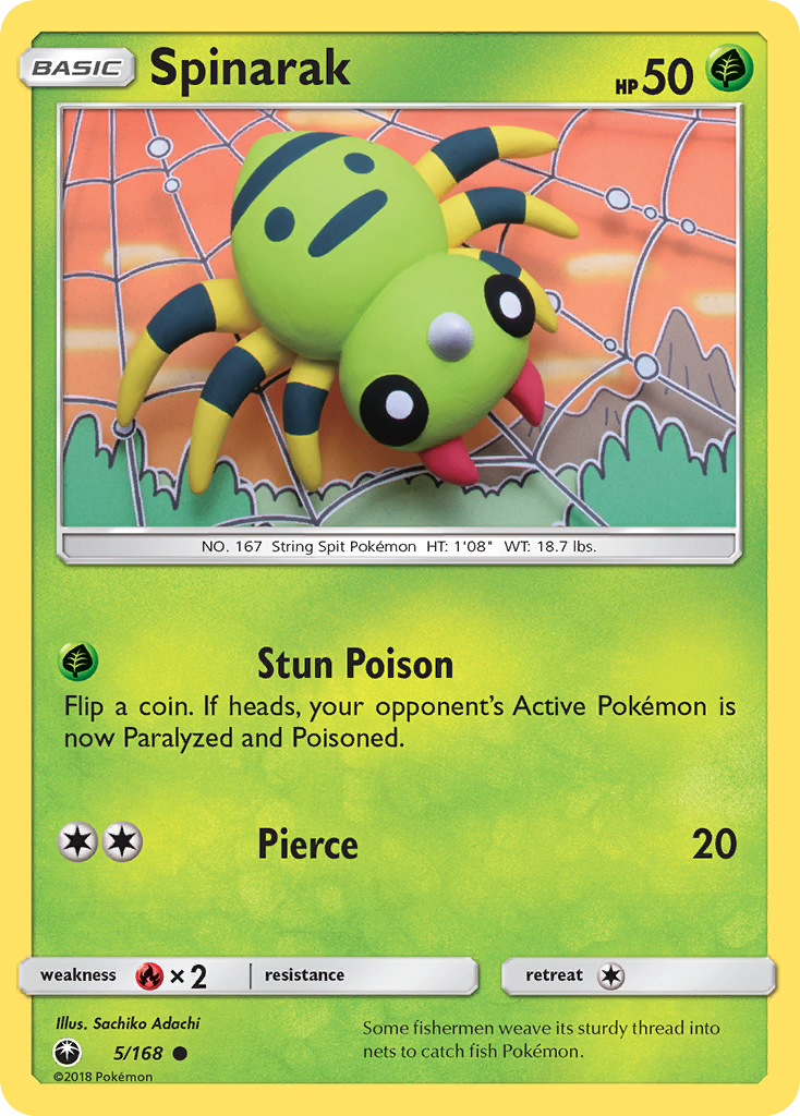 Spinarak - Celestial Storm - #5 - Pokemon TCG card