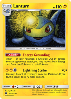 Lanturn - Celestial Storm - #50 - Pokemon TCG card