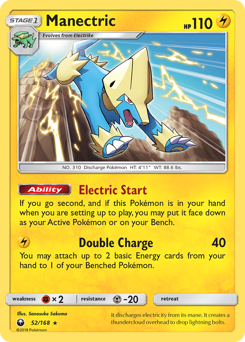 Manectric #52 Manectric - Celestial Storm - #52 - Pokemon TCG card