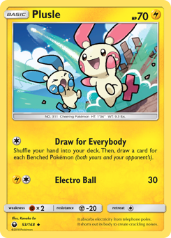 Plusle #53 Plusle - Celestial Storm - #53 - Pokemon TCG card