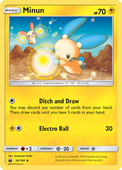 Minun #54 Minun - Celestial Storm - #54 - Pokemon TCG card