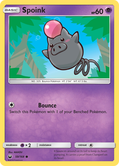Spoink - Celestial Storm - #59 - Pokemon TCG card