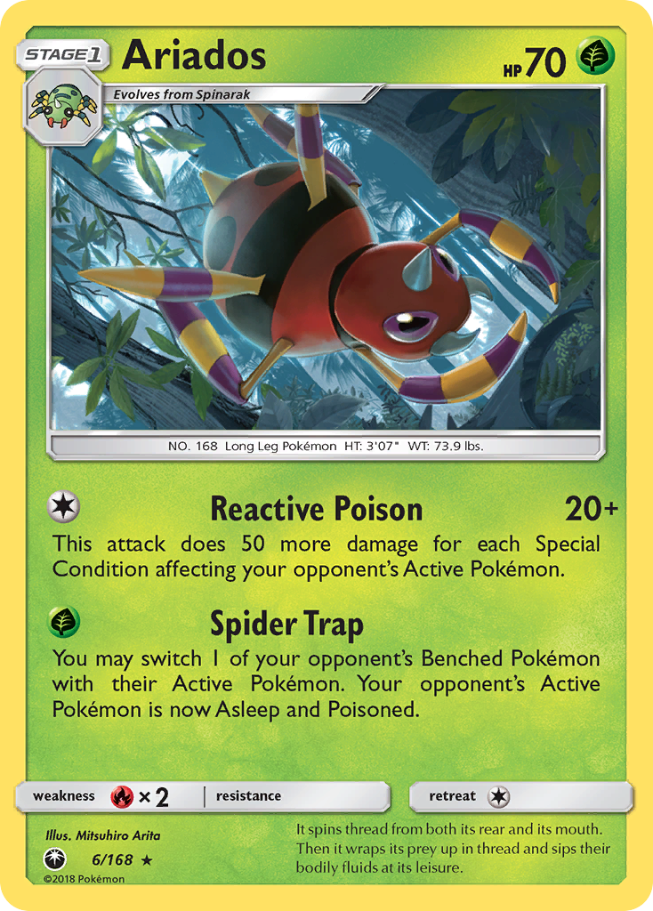 Ariados - Celestial Storm - #6 - Pokemon TCG card