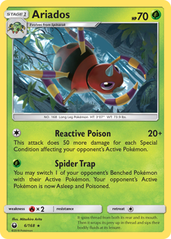 Ariados - Celestial Storm - #6 - Pokemon TCG card