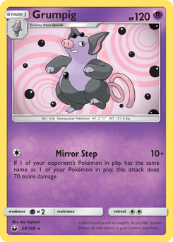 Grumpig #60 Grumpig - Celestial Storm - #60 - Pokemon TCG card