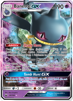 Banette-GX #66 Banette-GX - Celestial Storm - #66 - Pokemon TCG card