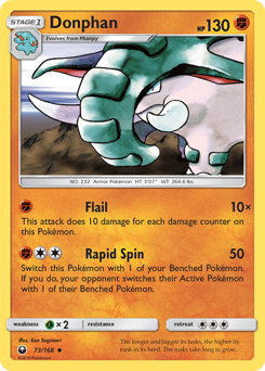 Donphan #73 Donphan - Celestial Storm - #73 - Pokemon TCG card