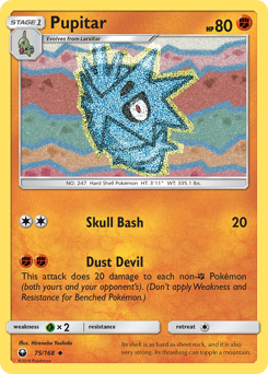 Pupitar #75 Pupitar - Celestial Storm - #75 - Pokemon TCG card