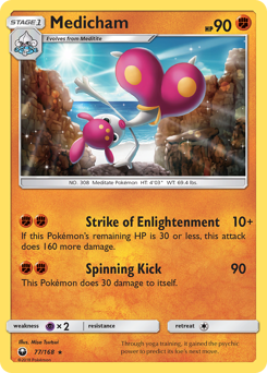 Medicham #77 Medicham - Celestial Storm - #77 - Pokemon TCG card