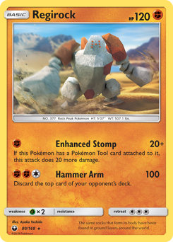 Regirock - Celestial Storm - #80 - Pokemon TCG card
