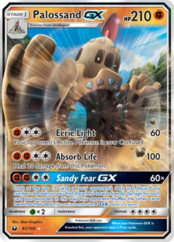 Palossand-GX - Celestial Storm - #82 - Pokemon TCG card