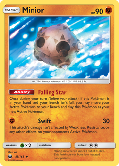 Minior - Celestial Storm - #83 - Pokemon TCG card