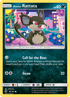 Alolan Rattata - Celestial Storm - #84 - Pokemon TCG card