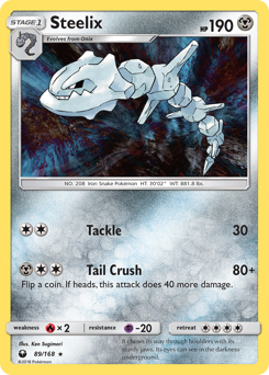 Steelix - Celestial Storm - #89 - Pokemon TCG card