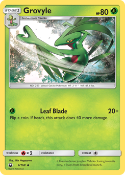 Grovyle - Celestial Storm - #9 - Pokemon TCG card
