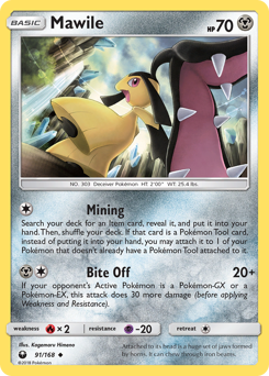 Mawile #91 Mawile - Celestial Storm - #91 - Pokemon TCG card