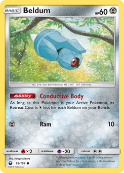 Beldum - Celestial Storm - #92 - Pokemon TCG card