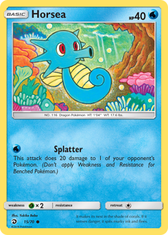 Horsea - Dragon Majesty - #15 - Pokemon TCG card