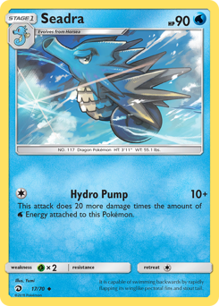Seadra #17 Seadra - Dragon Majesty - #17 - Pokemon TCG card