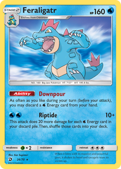 Feraligatr #24 Feraligatr - Dragon Majesty - #24 - Pokemon TCG card