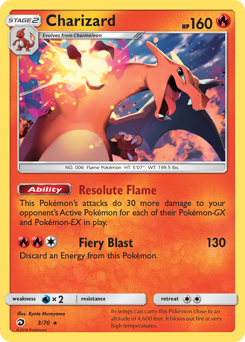 Charizard - Dragon Majesty - #3 - Pokemon TCG card