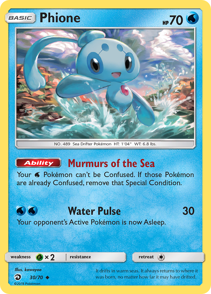 Phione - Dragon Majesty - #30 - Pokemon TCG card