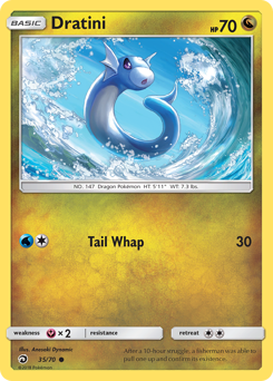 Dratini #35 Dratini - Dragon Majesty - #35 - Pokemon TCG card